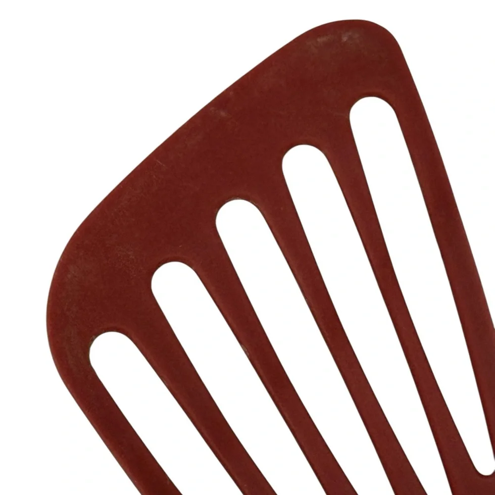 Kuhn Rikon Slotted Angle Turner Fish Flipper Spatula Swiss Made Stainless Red